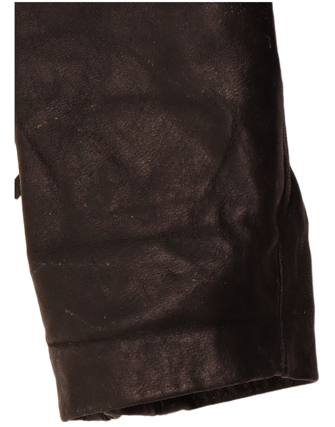 Jaqueta feminina de couro VINTAGE para motociclista Reino Unido 14 couro preto médio