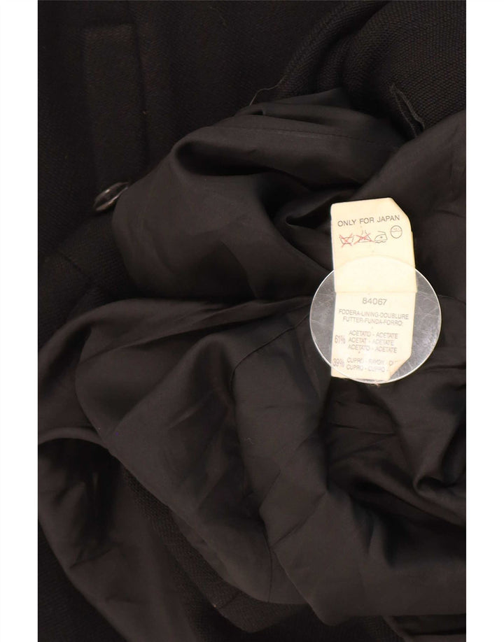 Casaco feminino com peito duplo Max & Co. Reino Unido 14 grande preto