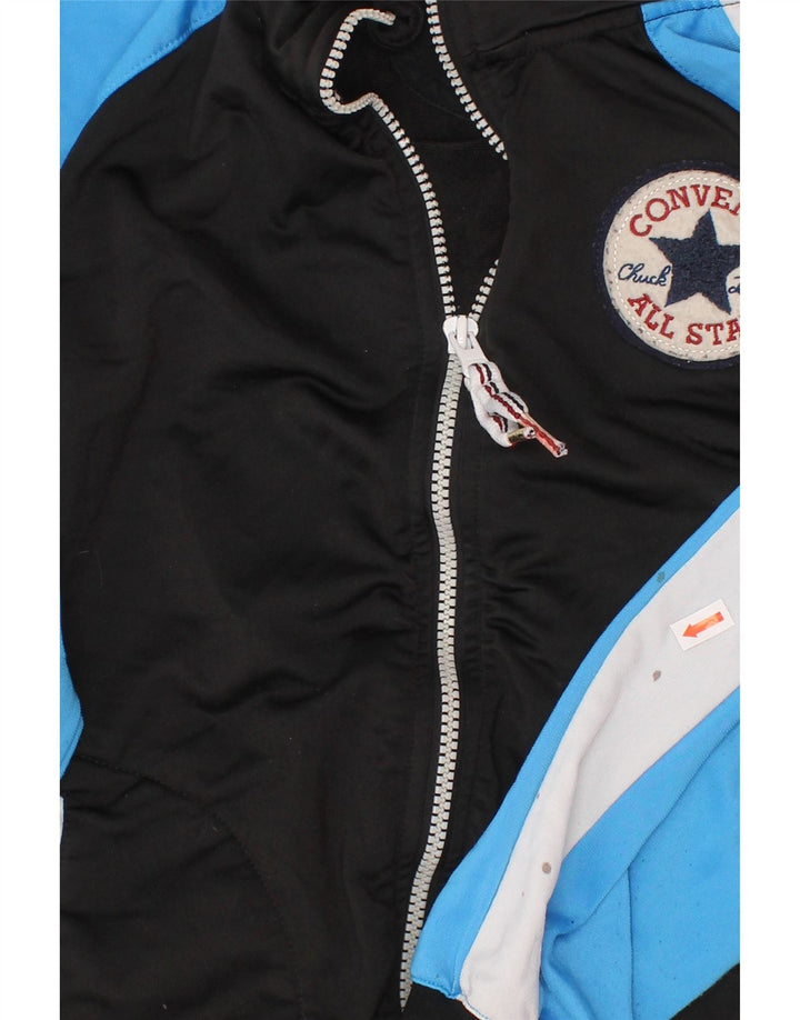 Jaqueta CONVERSE Meninos Treino Top 10-11 Anos Médio Preto Colorblock