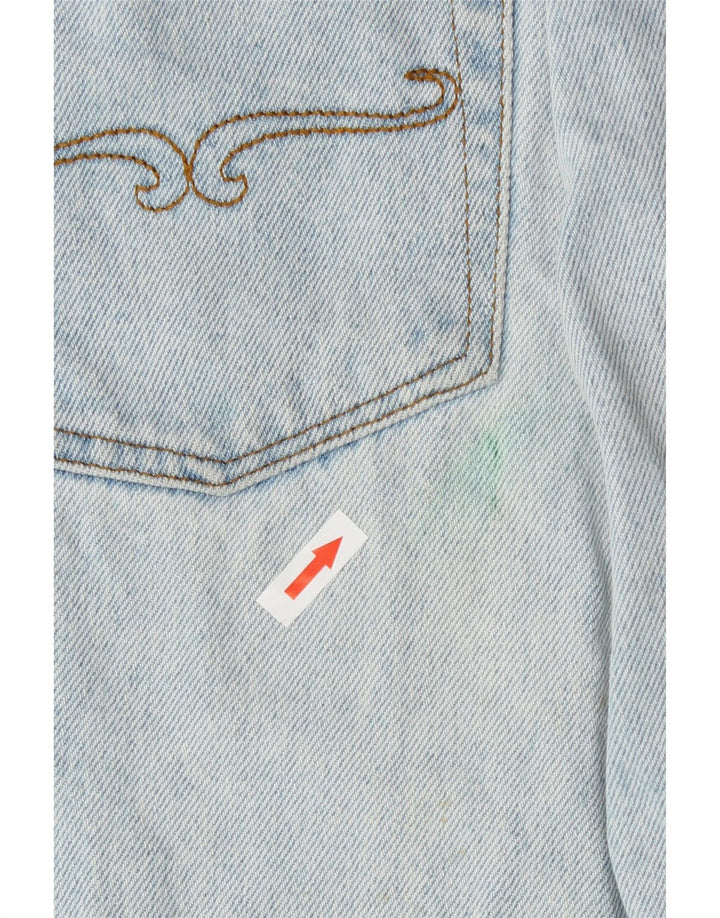 Charro Mens Straight Jeans W34 L29 Azul Algodão