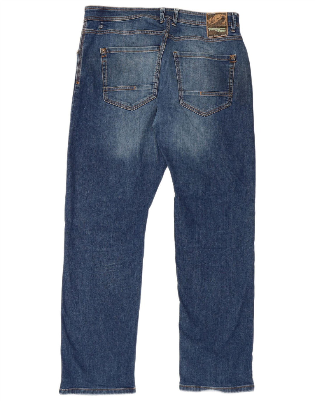 Calça jeans reta masculina Kangaroo Poo W36 L32 algodão azul