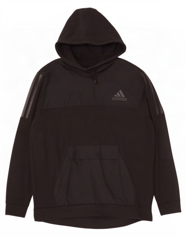 Adidas Mens Hoodie Jumper XL Algodão Preto
