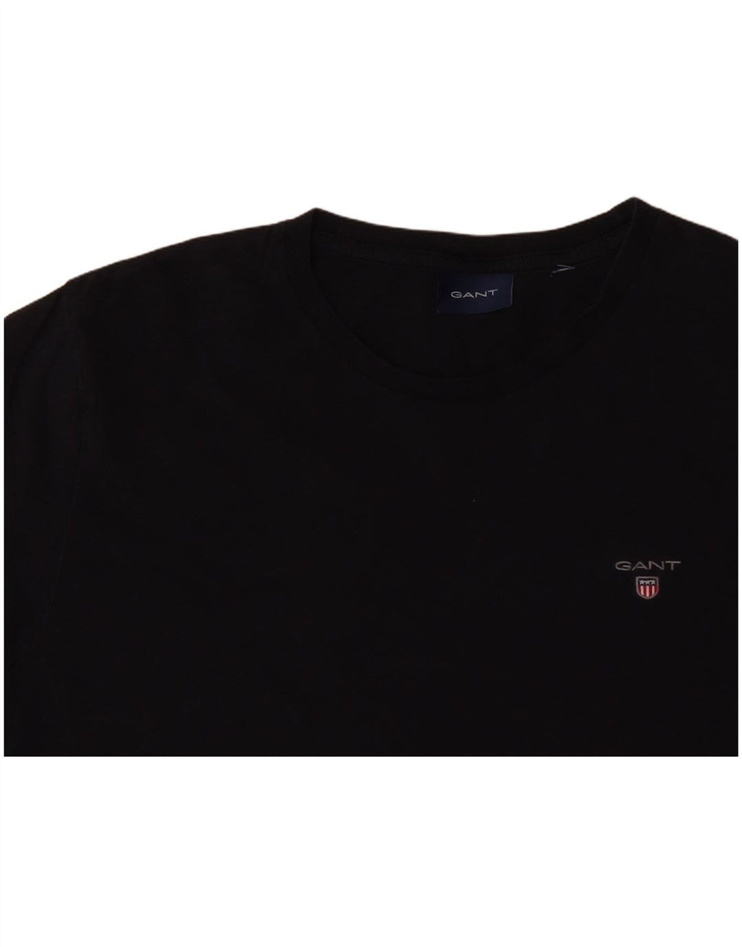 Camiseta masculina GANT de algodão azul marinho médio
