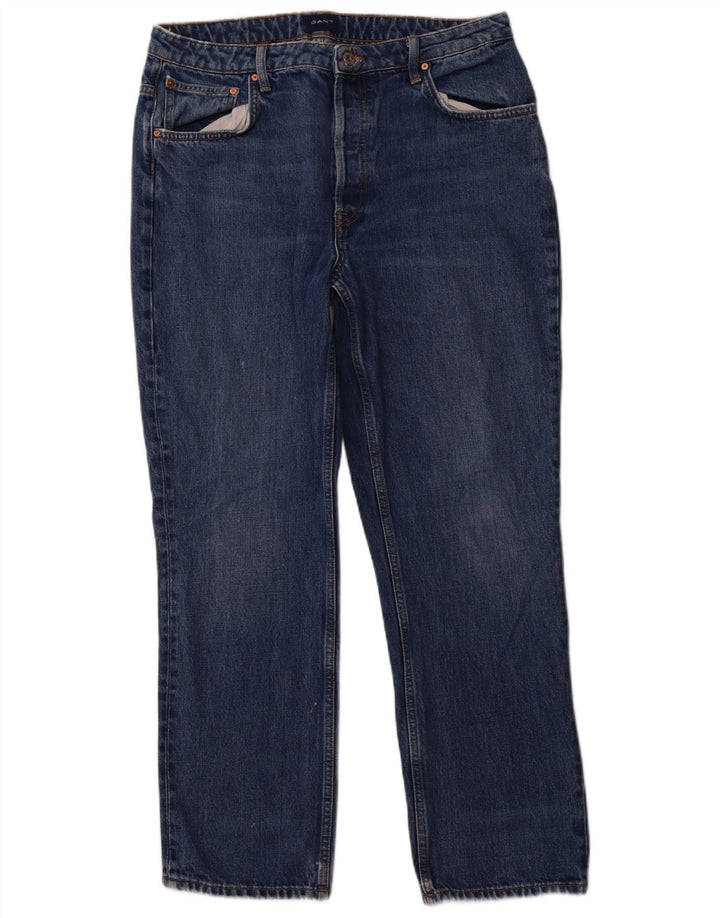 Jeans retos masculinos GANT W34 L29 algodão azul