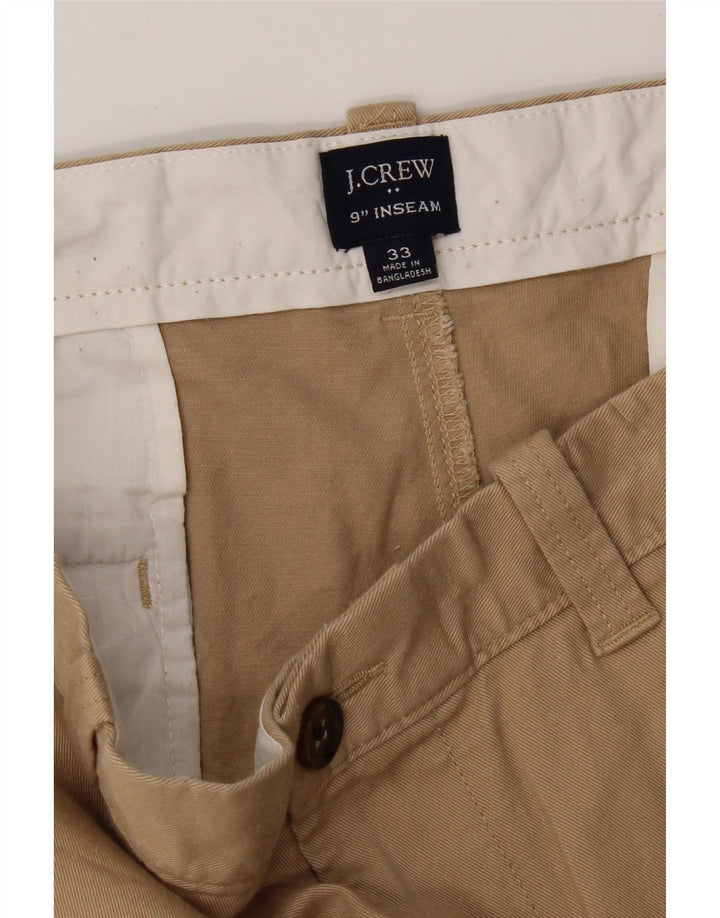 J. CREW Mens Chino Shorts W33 Medium Beige Cotton Vintage J. Crew and Second-Hand J. Crew from Messina Hembry 