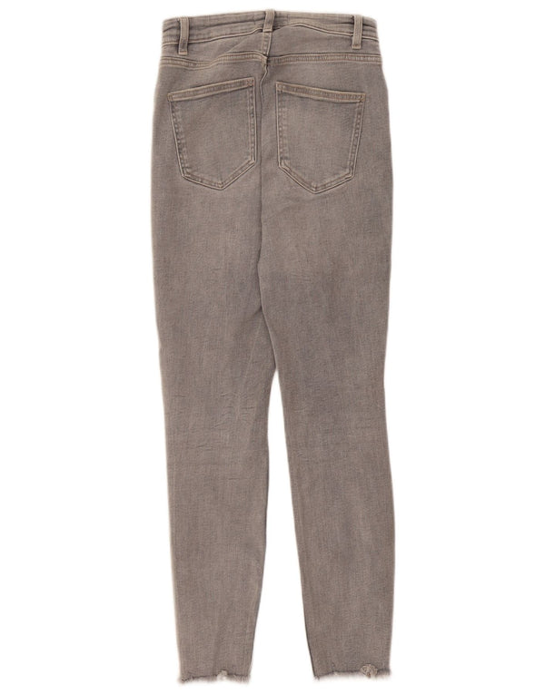 Calça jeans skinny feminina Zara EU 36 XS W26 L28 cinza