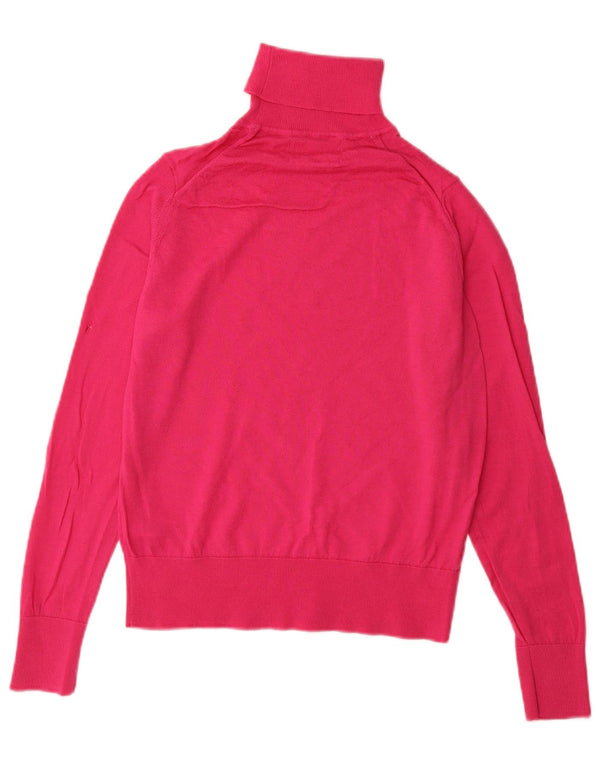 Suéter feminino Marks & Spencer com gola redonda Reino Unido 12 rosa médio