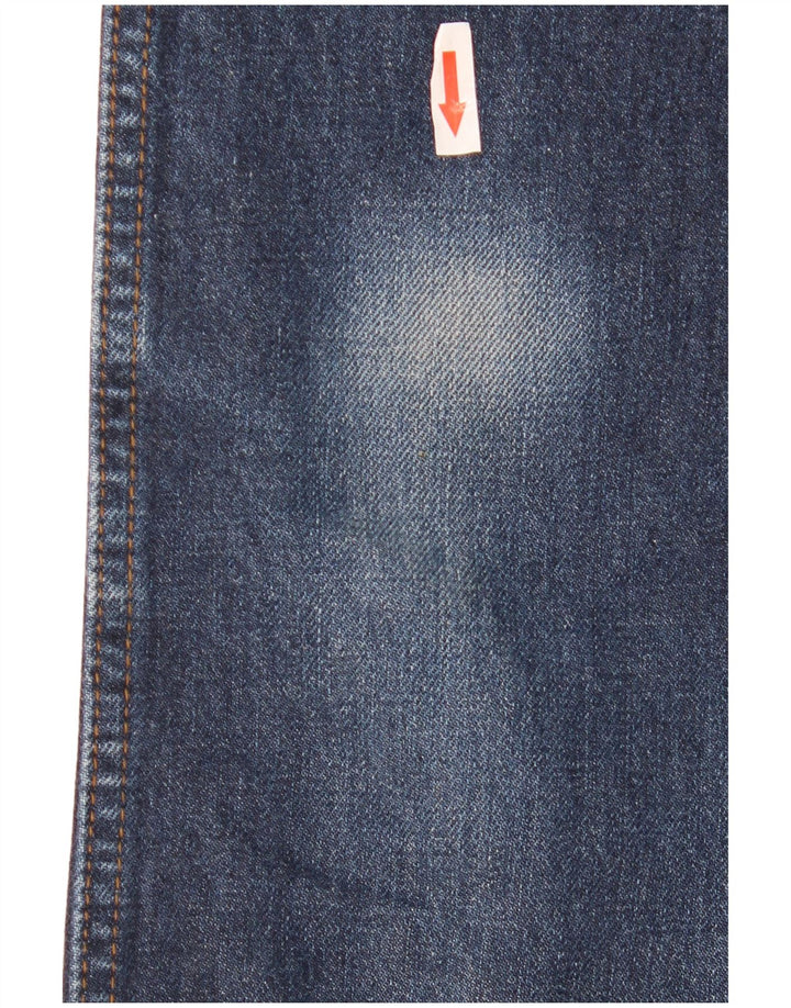 Wrangler Mens Bootcut Jeans W28 L32 Azul Marinho Algodão