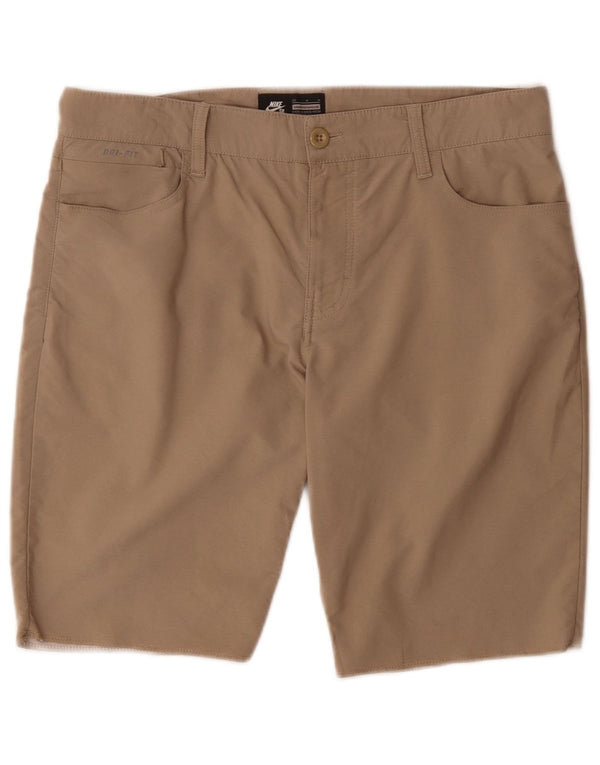 Shorts casuais masculinos Nike Regular W32 médio bege nylon