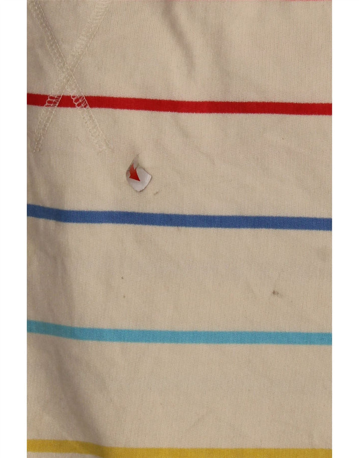 Suéter feminino Marks & Spencer UK 14 médio off white listrado