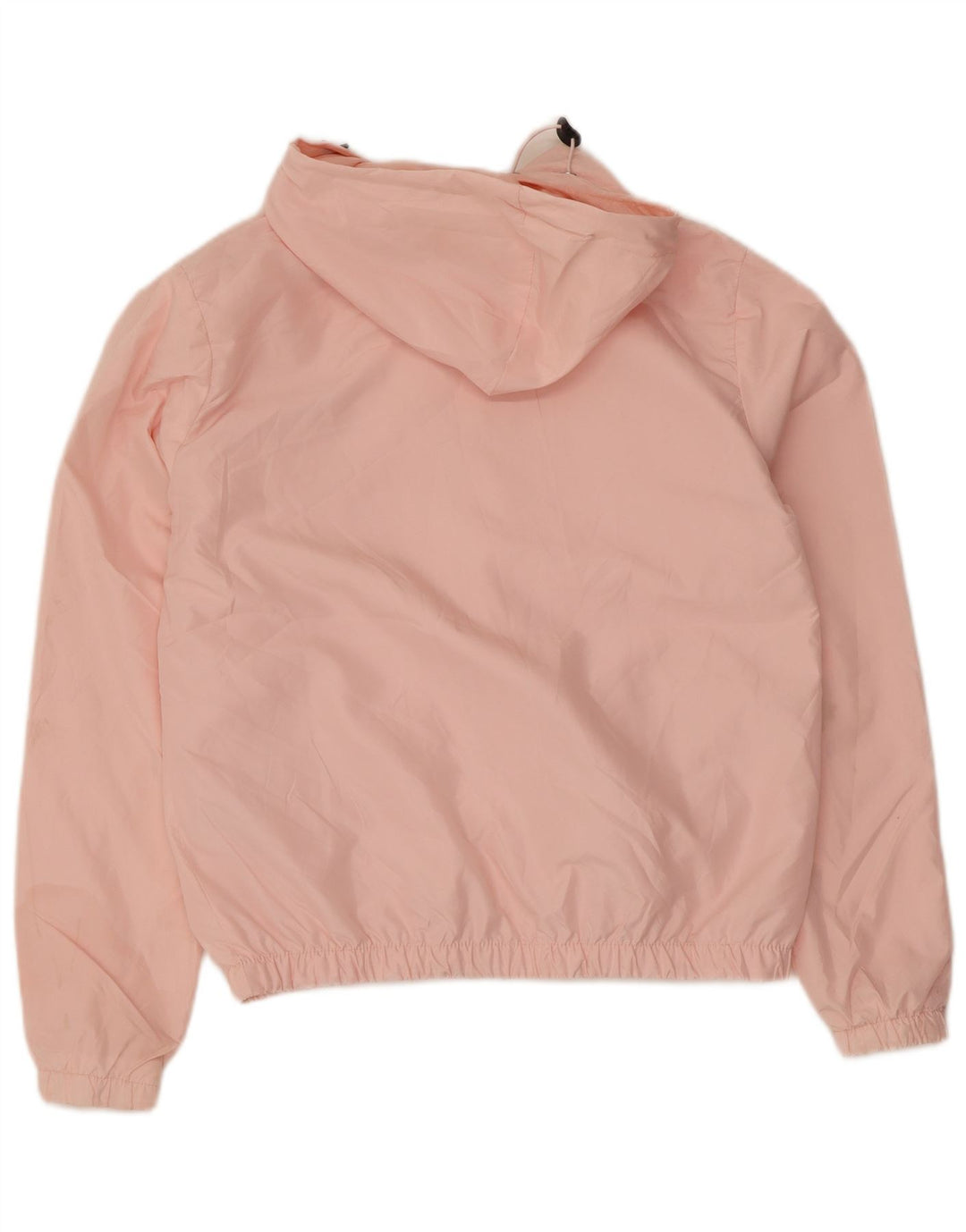 Fila Womens Hooded Oversized Rain Jacket UK 6 XS Rosa Poliéster