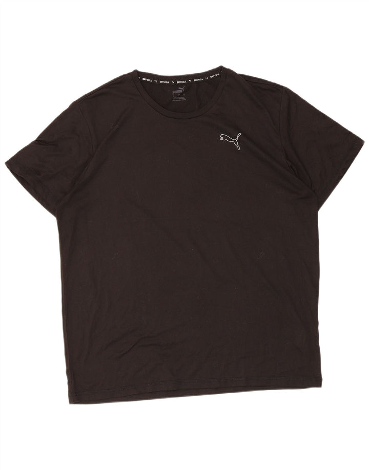 Camiseta masculina Puma grande poliéster preto