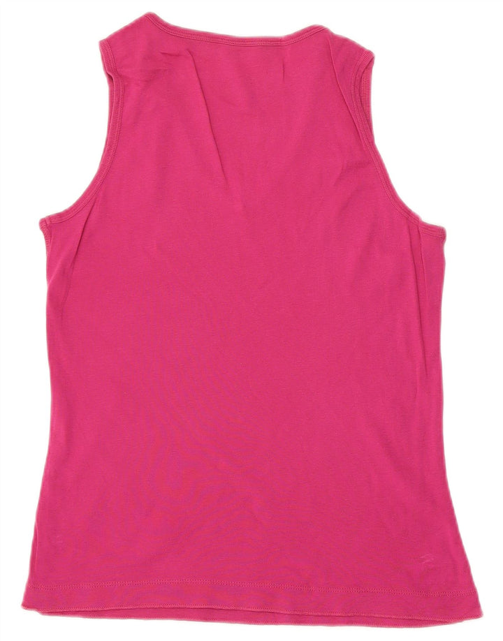 CHAMPION Colete Feminino Top UK 10 Pequeno Rosa