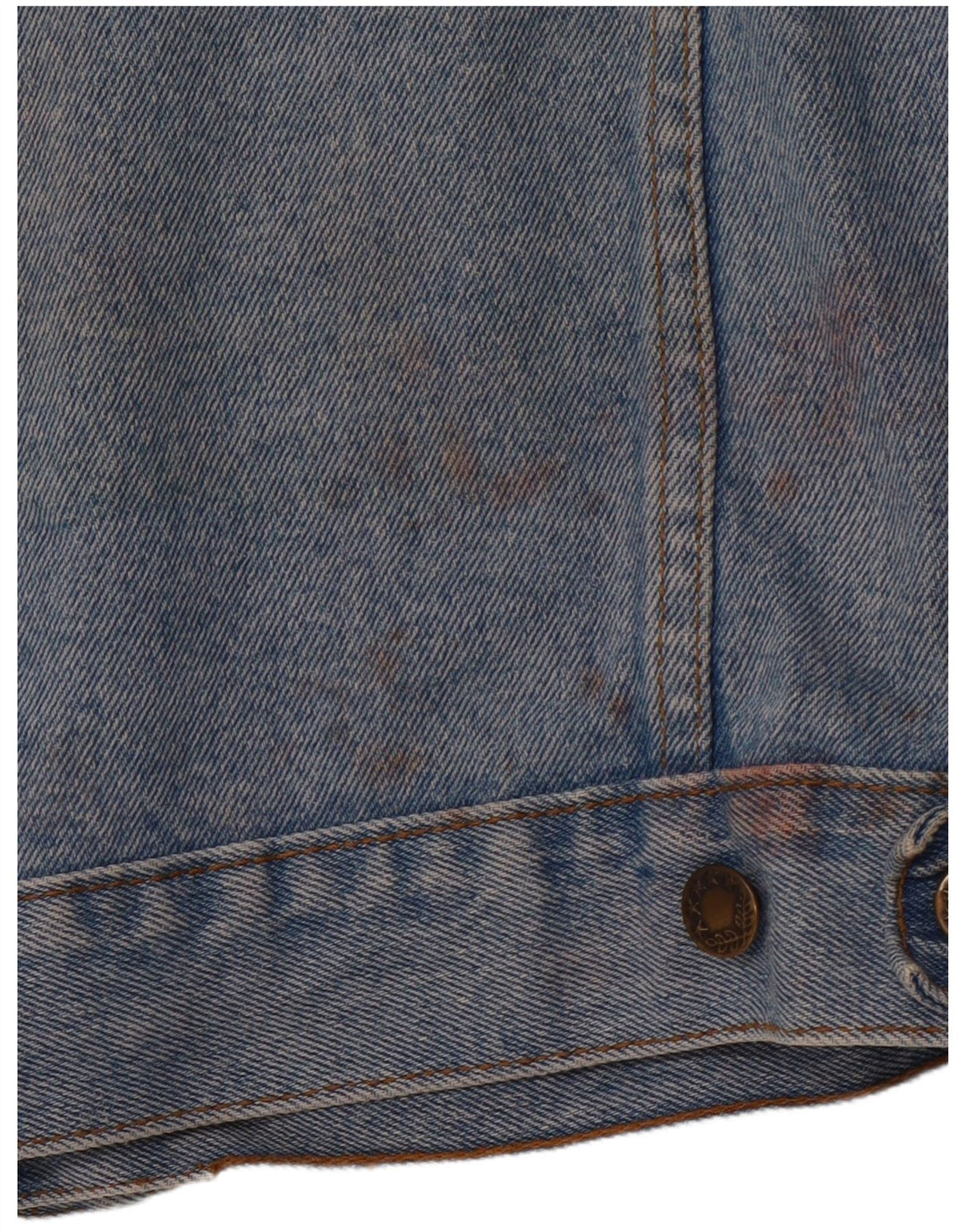 Jaqueta jeans feminina MAGIC VENTURE Reino Unido 16 grande algodão azul