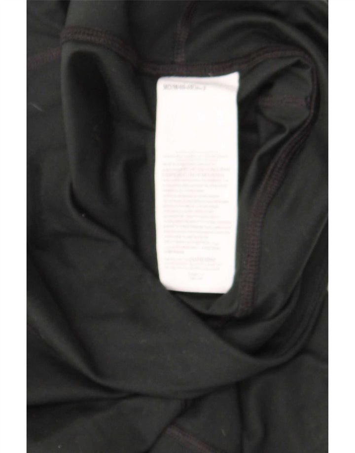 Leggings justas femininas Under Armour UK 12 poliéster preto médio