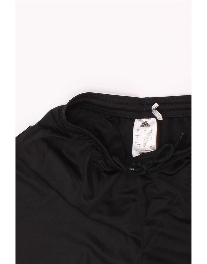 Shorts esportivos Adidas Boys Climalite 9-10 anos pequenos poliéster preto