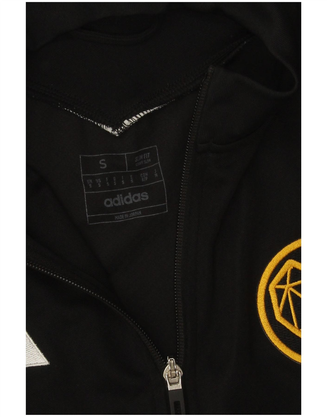 Adidas Mens Aeroready Slim Fit Treino Top Jaqueta Pequena Poliéster Preto