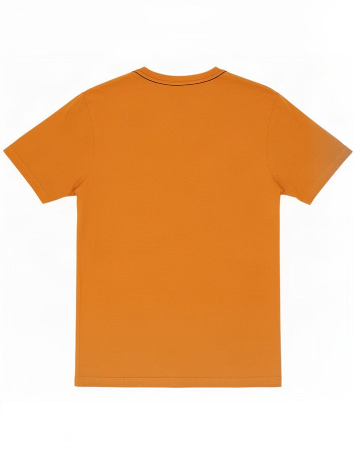 Camiseta gráfica masculina Mountain Warehouse algodão laranja médio