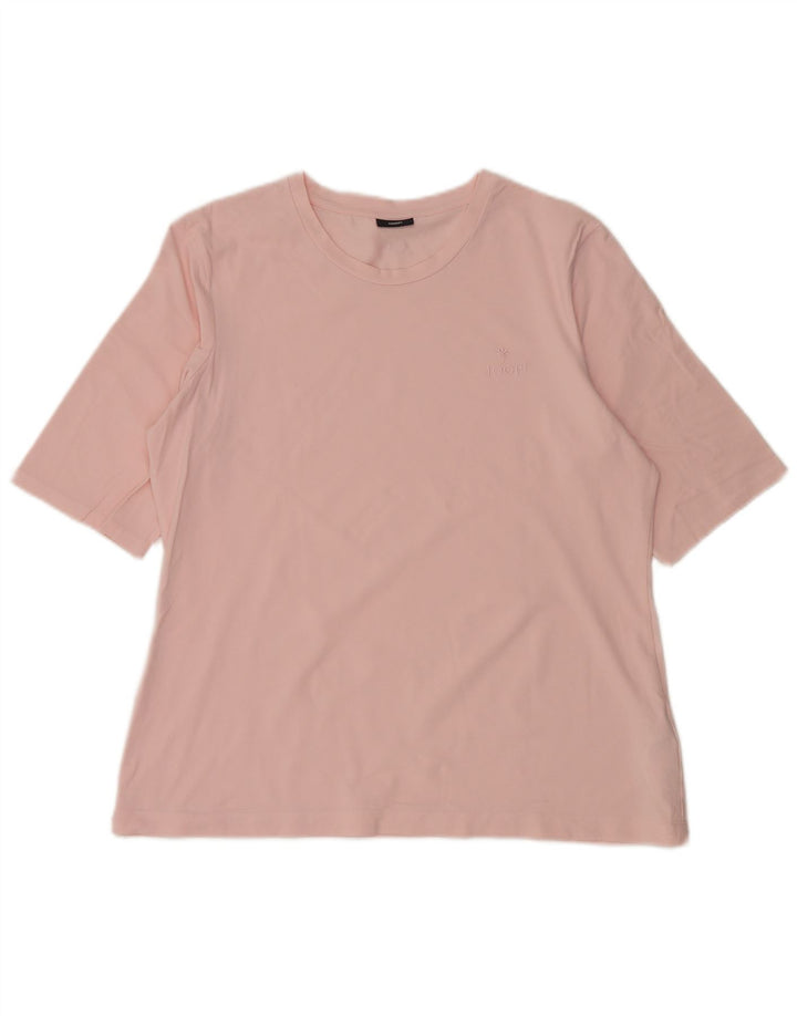 Camiseta feminina JOOP Top IT 42 algodão rosa médio