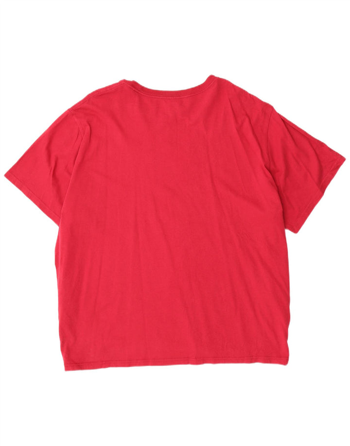 Camiseta masculina Levi's Relaxed Graphic Top 2XL de algodão vermelho