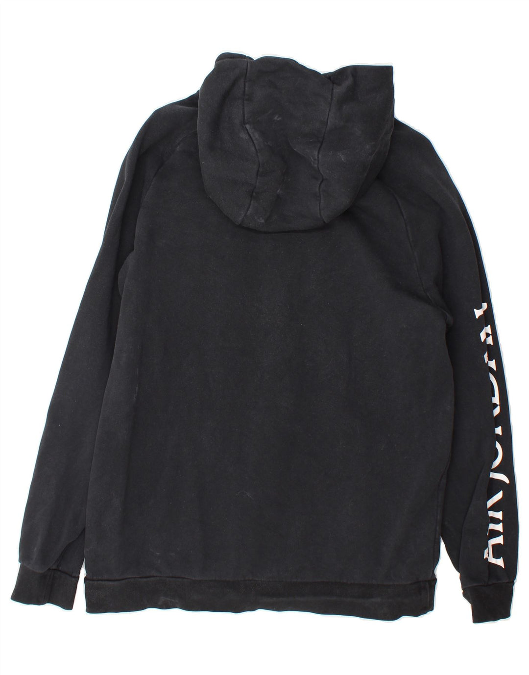 JORDAN Mens Graphic Hoodie Jumper Large Black Cotton Vintage Jordan and Second-Hand Jordan from Messina Hembry 