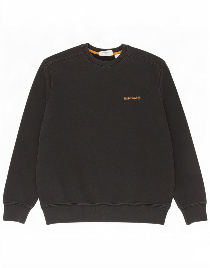 Timberland moletom masculino jumper grande algodão preto