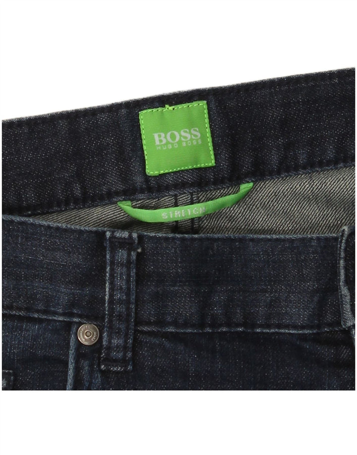 Jeans retos masculinos HUGO BOSS W36 L32 azul marinho