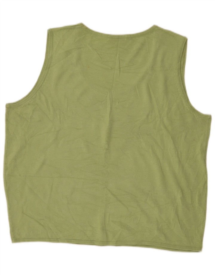 MARKS & SPENCER Regata feminina oversized com colete UK 18 XL verde