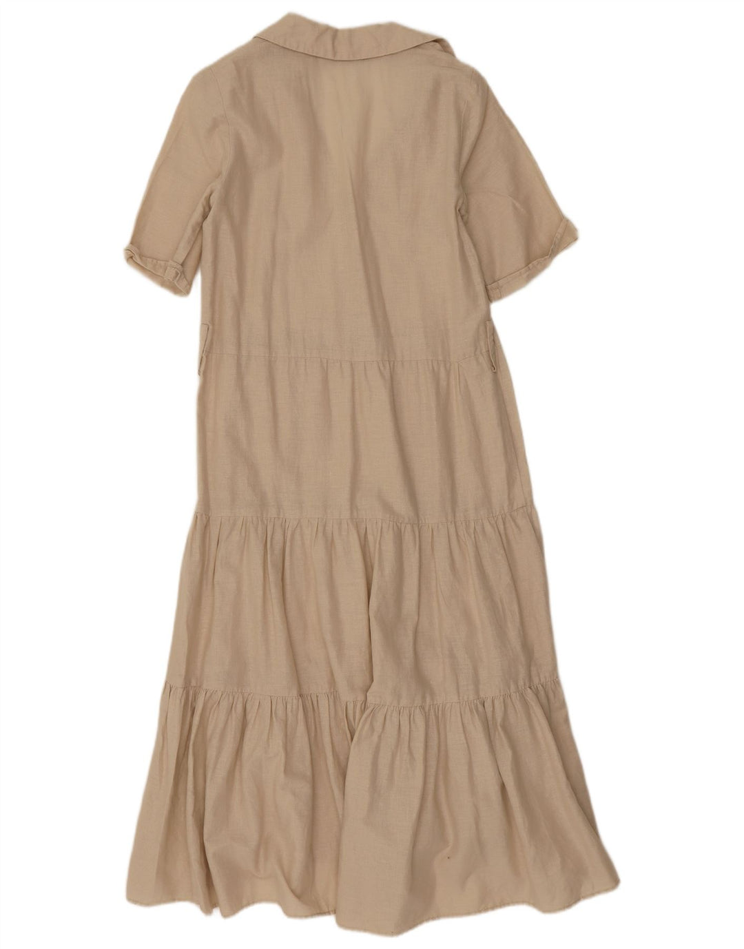 Vestido feminino Zara A-Line UK 10 pequeno bege
