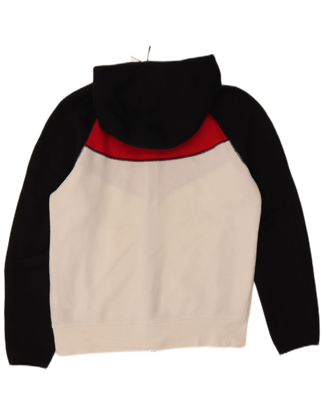 Suéter masculino Nike com capuz e zíper médio multicolorido de algodão colorido