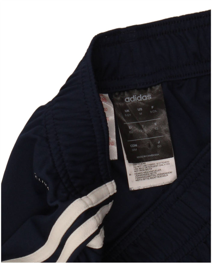 Calções desportivos Adidas Boys Climalite 11-12 anos azul marinho poliéster
