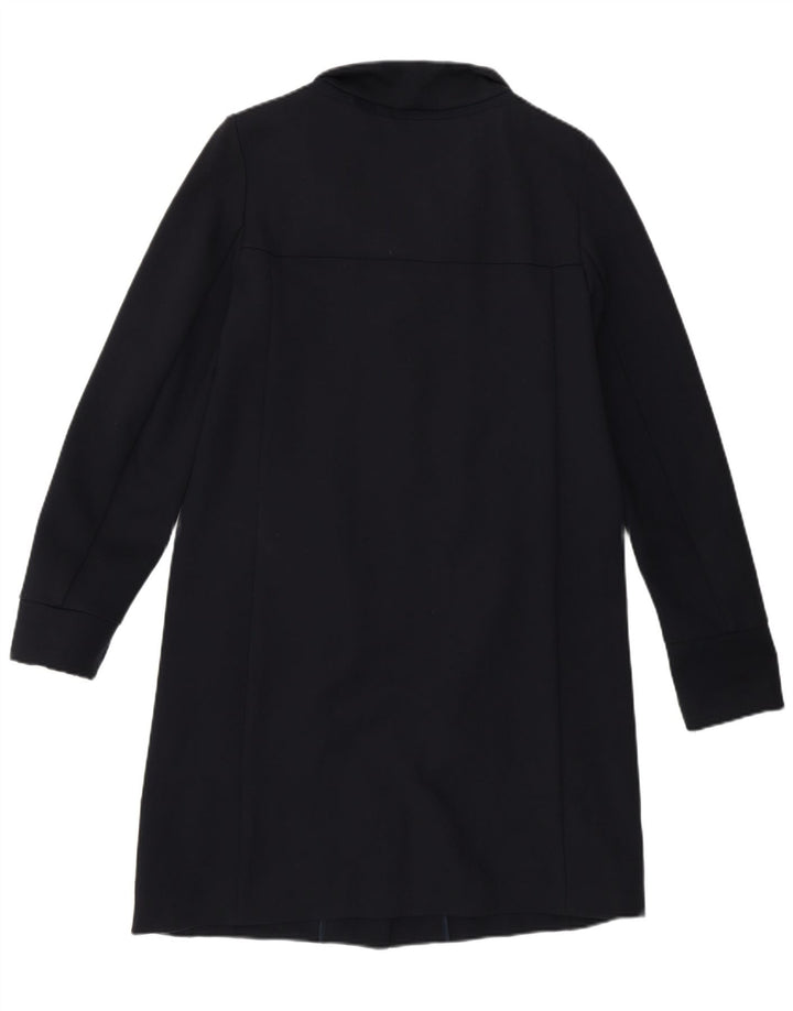 Sobretudo feminino Geox Respira UK 8 pequeno algodão azul marinho