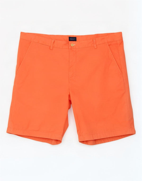 Gant Mens Chino Shorts W40 XL Laranja Algodão