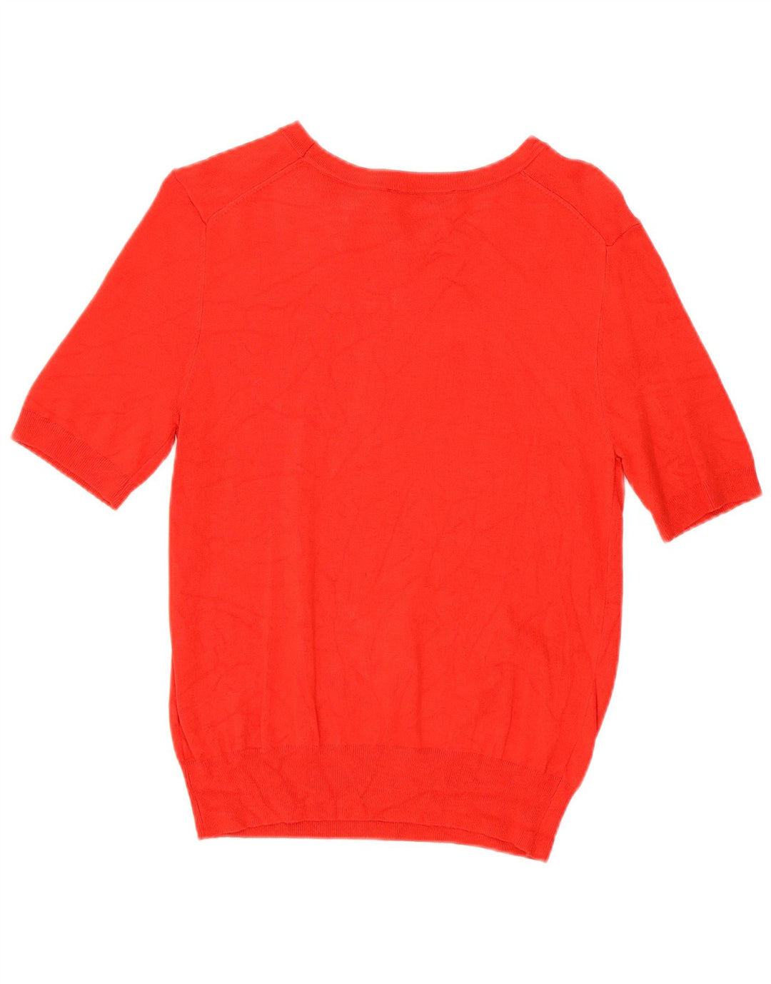Blusa feminina Zara Top UK 14 grande viscose vermelha