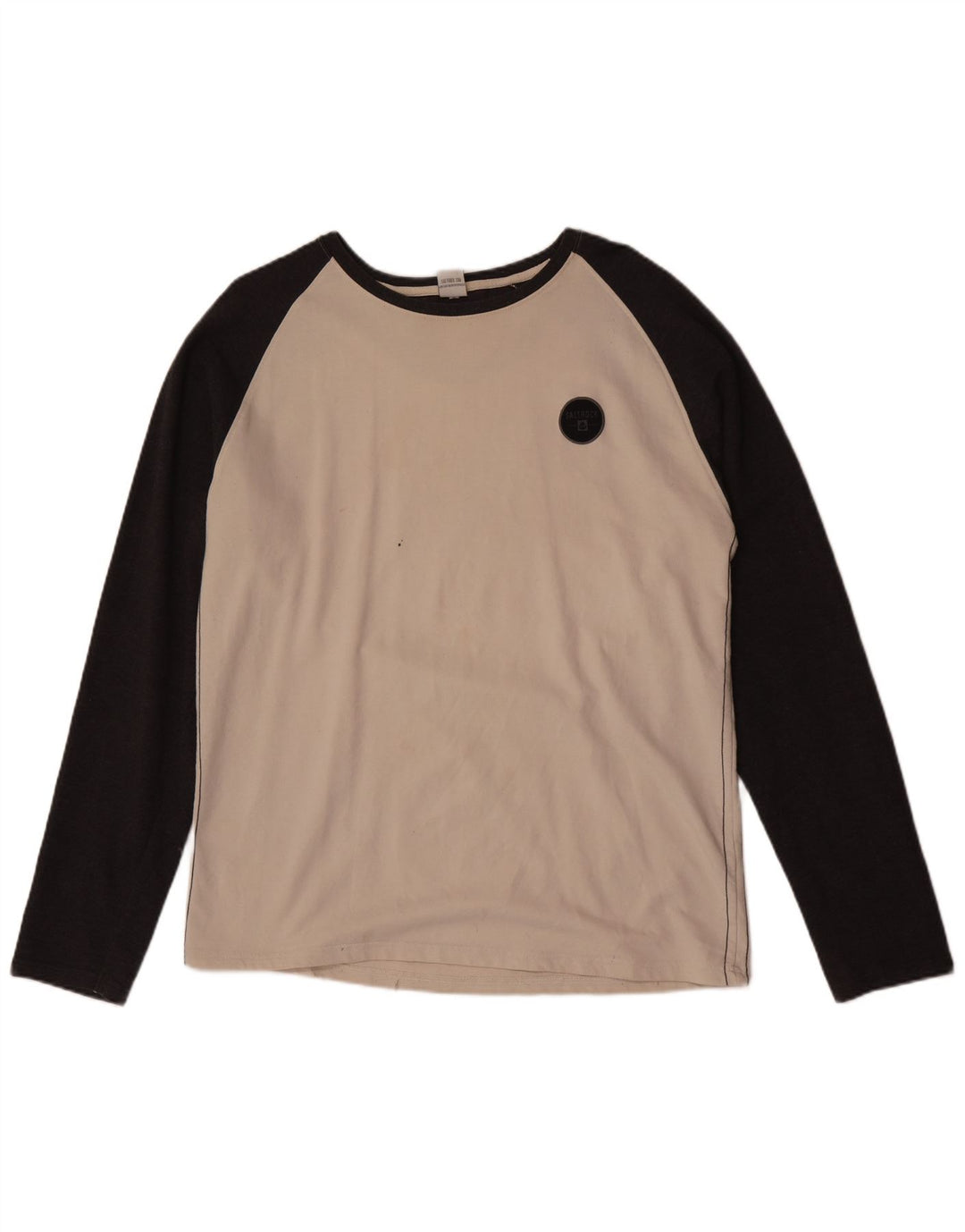 Saltrock Mens Top Manga Longa XL Branco Colorblock