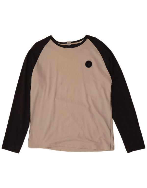 Saltrock Mens Top Manga Longa XL Branco Colorblock