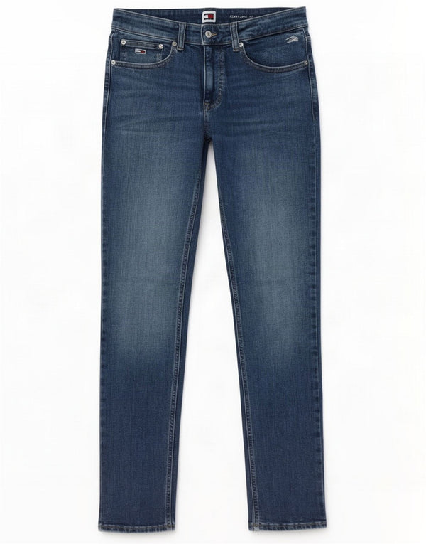 Tommy Hilfiger Mens Scanton Slim Jeans W32 L34 Azul Algodão