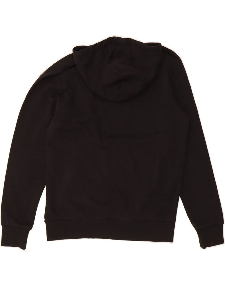 JACK & JONES Mens Hoodie Jumper Small Black Cotton Vintage Jack & Jones and Second-Hand Jack & Jones from Messina Hembry 