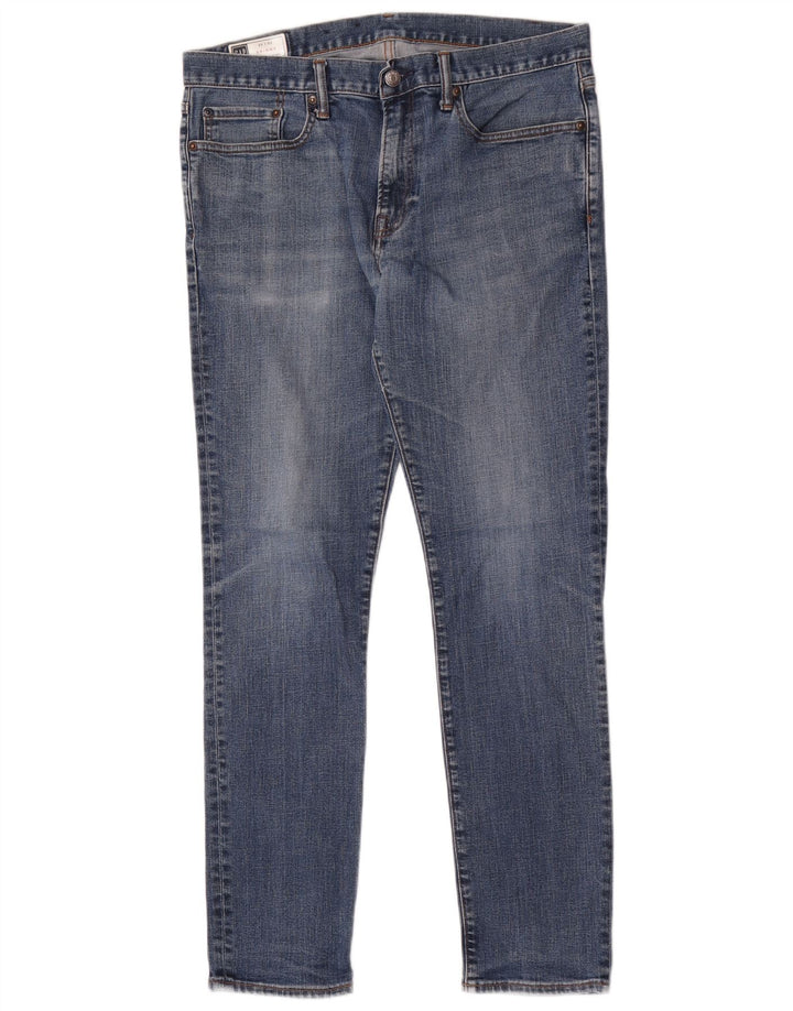 Jeans skinny masculino Gap W33 L32 azul algodão
