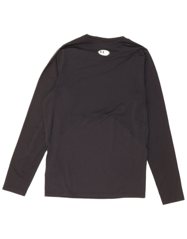 Under Armour Womens Heat Gear Top Manga Longa Reino Unido 18 XL Poliéster Preto