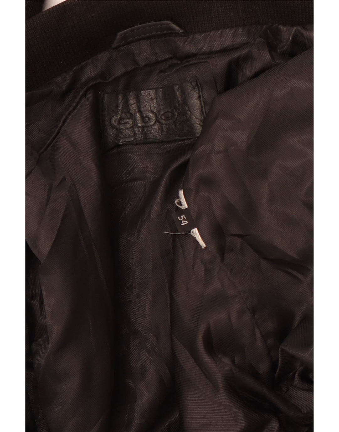 Jaqueta de couro masculina VINTAGE UK 38 média preta