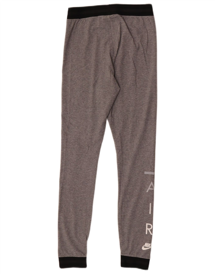 Leggings Nike Femininas UK 10 Pequenas Cinza Colorblock Algodão
