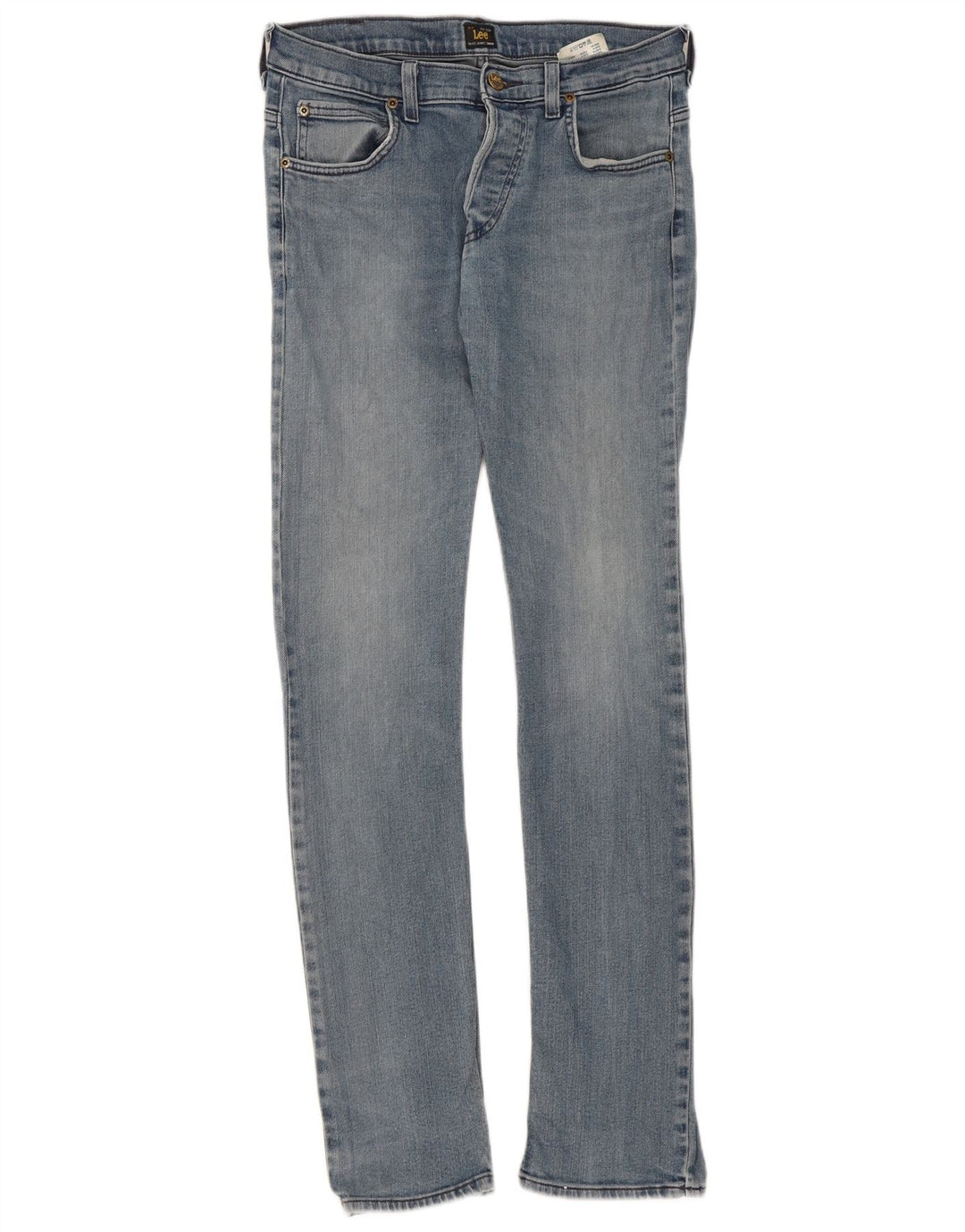 Lee Womens Powell Slim Jeans W32 L34 Azul Algodão