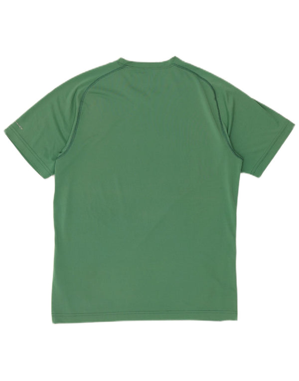 COLUMBIA Camiseta masculina Omni-Wick Top poliéster verde médio