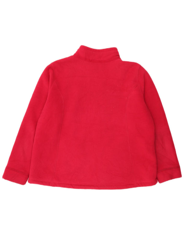 Jaqueta de lã feminina Marks & Spencer UK 20 2XL poliéster vermelho