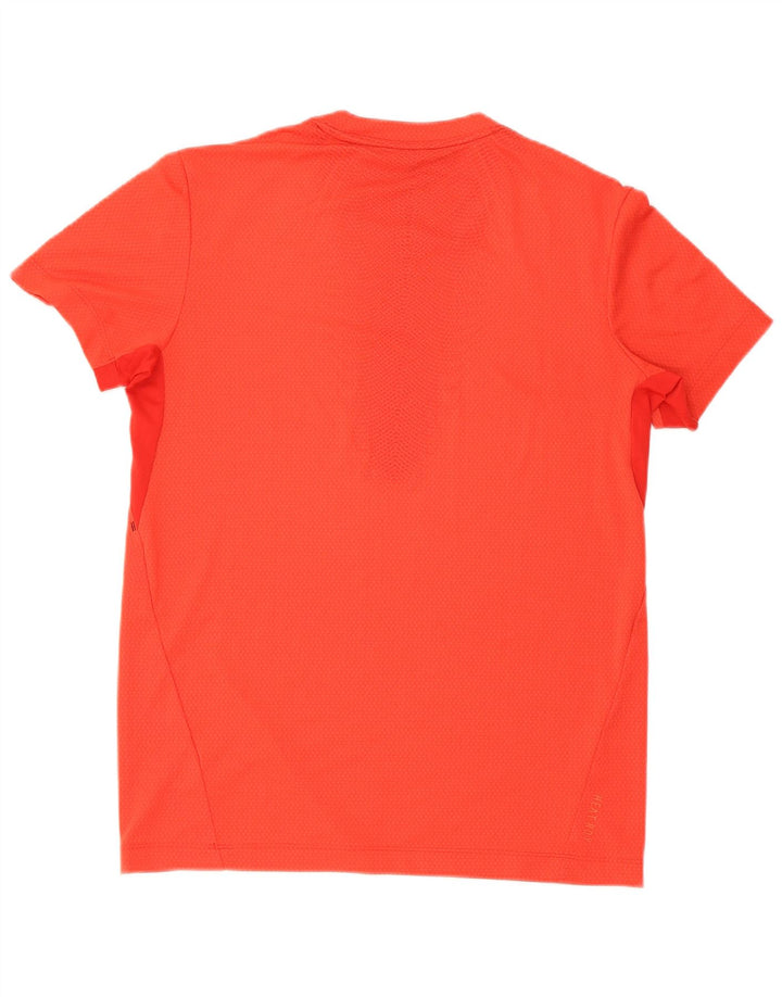 Adidas Mens Training T-Shirt Top Médio Vermelho