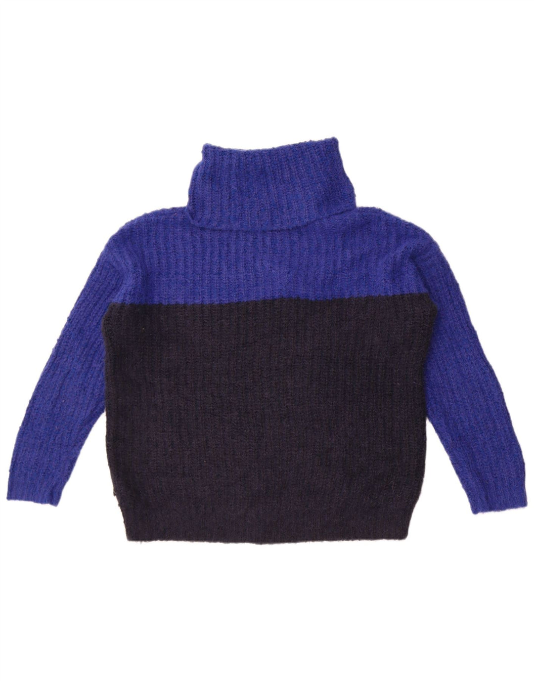 Suéter feminino Marks & Spencer com gola redonda Reino Unido 14 médio preto