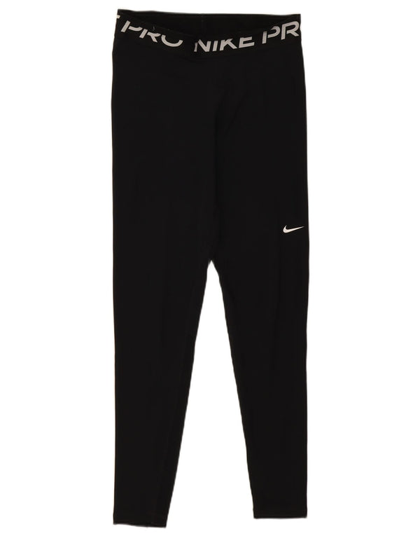 Leggings Nike Dri Fit Graphic UK 12 Médio Preto Poliéster