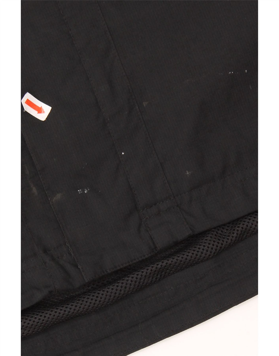 ADIDAS Mens Hooded Rain Jacket UK 38 Médio Preto Colourblock Poliéster
