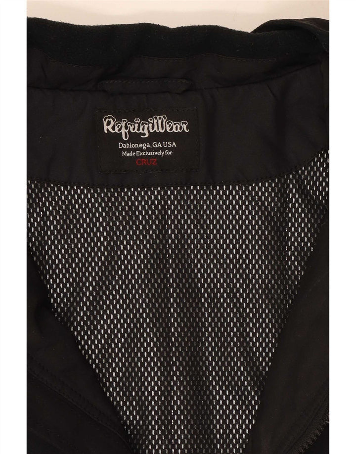 Jaqueta bomber masculina Refrigiwear UK 40 grande preta
